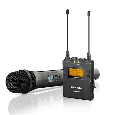 Микрофон Saramonic UwMic9 Kit4 RX9+HU9 приемник + ручной микрофон