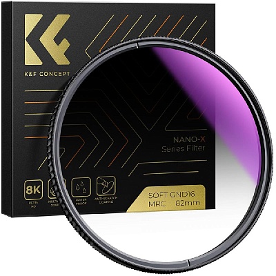 Светофильтр K&F Concept Nano-X GND16 82mm нейтральный