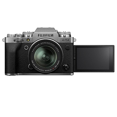 Фотоаппарат беззеркальный Fujifilm X-T4 Kit 18-55mm f/2.8-4.0 OIS Silver