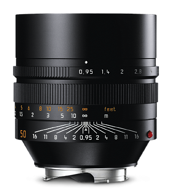 Объектив Leica Noctilux-M 50mm f/0.95 ASPH, черный, анодированный