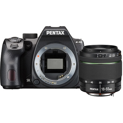 Фотоаппарат зеркальный Pentax K-70 Kit DA L 18-55mm 3.5-5.6 AL WR Black