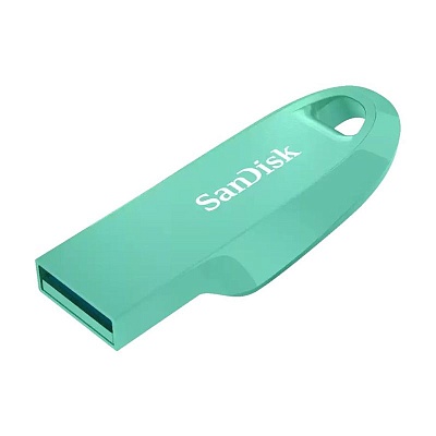 Накопитель SanDisk Ultra Curve 64GB USB 3.2 gen 1/ USB Type-А 100 Mb/s (SDCZ550-064G-G46G) зеленый