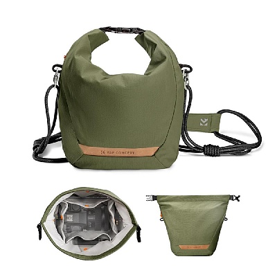 Фотосумка K&F Concept Camera Sling Bag Small 5L зеленый