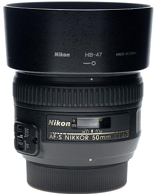 Объектив комиссионный Nikon 50mm f/1.4G AF-S Nikkor (б/у, гарантия 14 дней, S/N 556287)