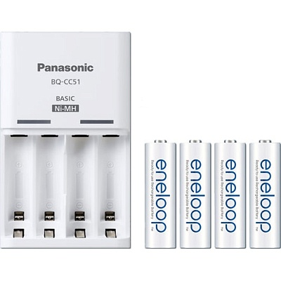 Зарядное устройство Panasonic Basic K-KJ51MCC40E + 4шт АА 1900 mAh