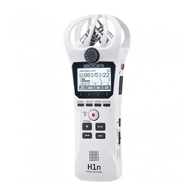 Портативный аудио рекордер Zoom H1n/W белый