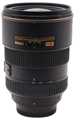Объектив комиссионный Nikon 17-55mm f/2.8G ED-IF AF-S DX (б/у, гарантия 14 дней, S/N 413814)