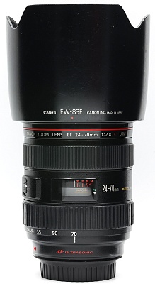 Объектив комиссионный Canon EF 24-70mm f/2.8L (б/у, гарантия 14 дней, S/N 3278781)