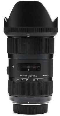 Объектив комиссионный Sigma 18-35mm f/1.8 DC HSM Art Nikon F (б/у, гарантия 14 дней, S/N 52918073)