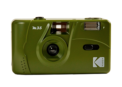 Многоразовый пленочный фотоаппарат Kodak M35 Film Camera Olive Green