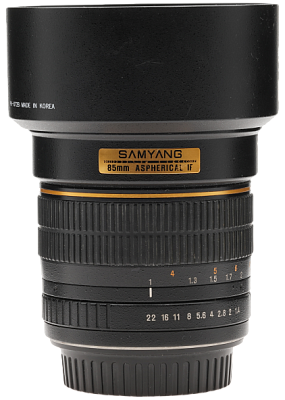 Объектив комиссионный Samyang 85mm f/1.4 AS IF Canon EF (б/у, гарантия 14 дней, S/N F312B0012)