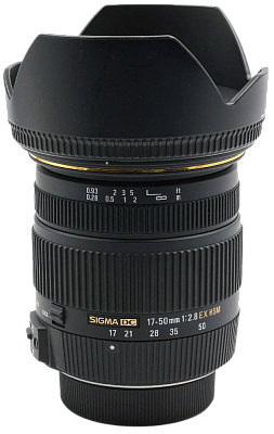Объектив комиссионный Sigma 17-50mm f/2.8 DC OS HSM Nikon F (б/у, гарантия 14 дней, S/N 16265318)