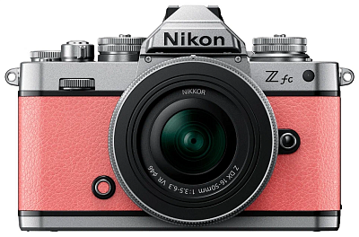 Фотоаппарат беззеркальный Nikon Z fc Kit 16-50mm f/3.5-6.3 VR, серебро/розовый