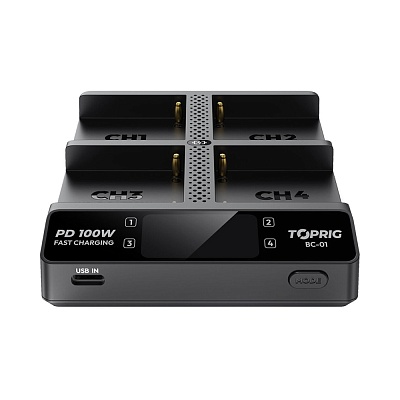 Зарядное устройство Accsoon TOPRIG BC01 для 4 аккумуляторов NP-F