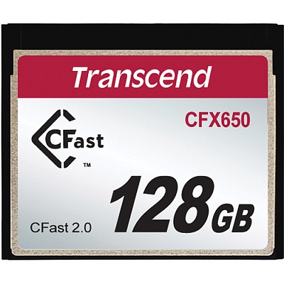 Карта памяти Transcend CFast 2.0 128GB R510/W370MB/s (TS128GCFX650)