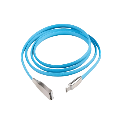 Кабель Kubic C03M Blue USB - micro USB, алюминий, синий, 1m.
