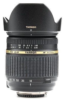 Объектив комиссионный Tamron AF 18-250mm f/3.5-6.3 Di II Nikon F (б/у, гар-я 14 дней, S/N 007963)