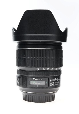 Объектив комиссионный Canon EF-S 15-85mm f/3.5-5.6 IS USM (б/у, гарантия 14 дней, S/N 8242507324)
