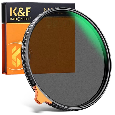 Светофильтр K&F Concept Nano-X Black Mist 1/4 ND2-32 62mm нейтральный