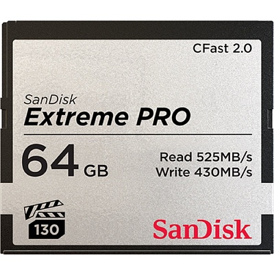 Аренда карты памяти SanDisk CFast 2.0 64GB Extreme PRO 515MB/s