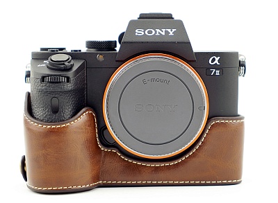 Чехол для фотоаппарата NoN Sony A7M2, A7RM2, A7SM2, коричневый