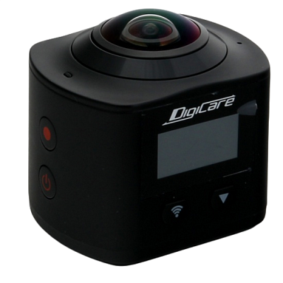 Экшн камера Digicare OneCam 360 (2448x2448 30к/с (4K)/16Mp/WiFi)