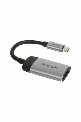 Кабель Verbatim USB-C/HDMI U3.1 G1/HDMI, 10см
