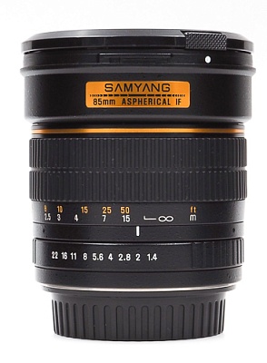 Объектив комиссионный Samyang 85mm f/1.4 Canon EF (б/у, гарантия 14 дней, S/N F312J0112)