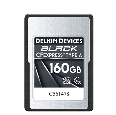 Карта памяти Delkin Black CFexpress Type A 160GB R880/W790MB/s (DCFXABLK160)