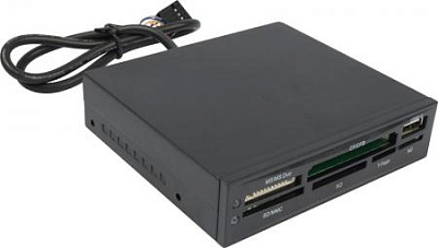 Картридер внутренний Acorp CRIP200-B USB2.0 Black