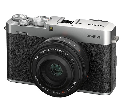 Фотоаппарат беззеркальный Fujifilm X-E4 Kit 27mm f/2.8 WR R Silver