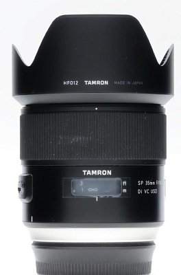 Объектив комиссионный Tamron SP 35mm f/1.8 Di VC (F012E) Canon EF (б/у, гарантия 14 дней, S/N16315)
