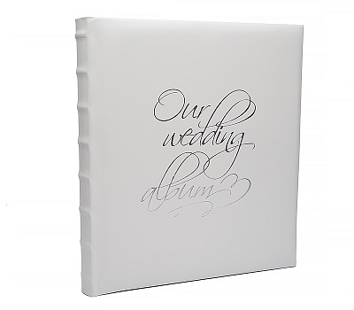 Фотоальбом Fotografia 29x32см 30 листов, традиционный, «Our wedding album», белый (FA-EBB30-854)