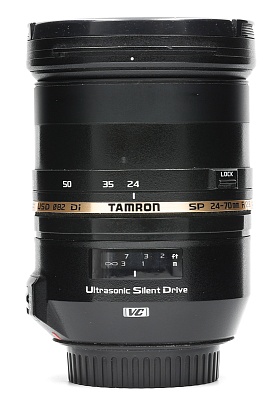 Объектив комиссионный Tamron SP 24-70mm f/2.8 Di VC USD Canon EF (б/у, гарантия 14 дней, S/N 054582)