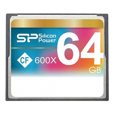 Карта памяти Silicon Power CF 64GB 600X R90/W70MB/s (SP064GBCFC600V10) 