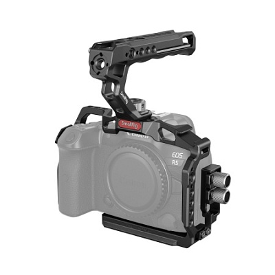 Комплект SmallRig 3830B для цифровой камеры Canon R5/R6/R5С, клетка, боковая ручка и фиксатор кабеля
