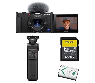 Фотоаппарат Sony Cyber-shot DSC-ZV-1 Lite Kit (20.1Mp/24-70 f/1.8-2.8/4K/Wi-Fi)
