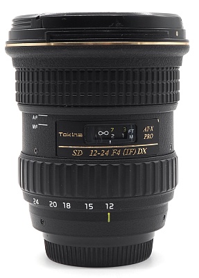 Объектив комиссионный Tokina AT-X 12-24mm f/4 PRO DX для Nikon (б/у, гар-я 14 дней, S/N7116024)