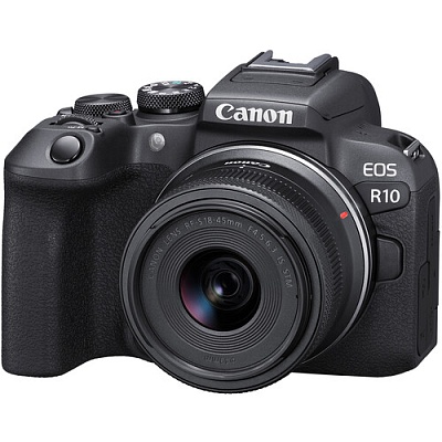 Фотоаппарат беззеркальный Canon EOS R10 Kit RF-S 18-45mm IS STM