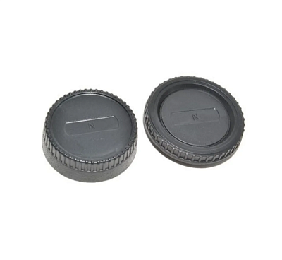 Защитная крышка JJC L-R2, для байонета объективов Nikon + крышка для байонета камеры