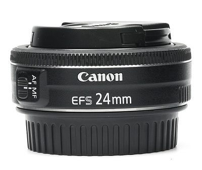 Объектив комиссионный Canon EF-S 24mm f/2.8 STM (б/у, гарантия 14 дней, S/N 4101100232)