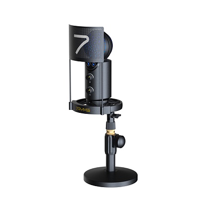 Микрофон 7Ryms AU02-K1 студийный, со стойкой, USB