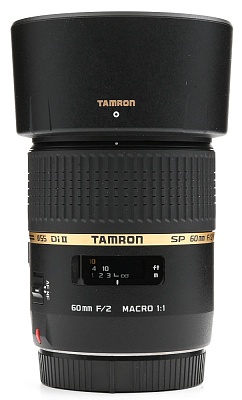 Объектив комиссионный Tamron SP 60mm f/2.0 Di II LD Macro 1:1 Canon EF-S (б/у, гарантия 14 дней, S/N
