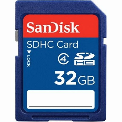 Карта памяти комиссионная SanDisk SDHC Card 32GB (б/у)