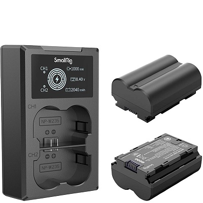 Зарядное устройство SmallRig 3822 + 2 аккумулятора NP-W235