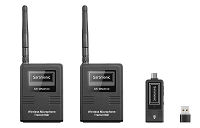 Микрофон Saramonic SR-WM2100 U2, беспровдной, всенаправленный, 3.5mm