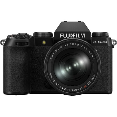 Фотоаппарат беззеркальный Fujifilm X-S20 Kit 18-55mm f/2.8-4.0 OIS Black